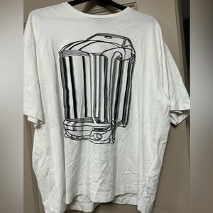 Diesel black gold stretched mustang t shirt